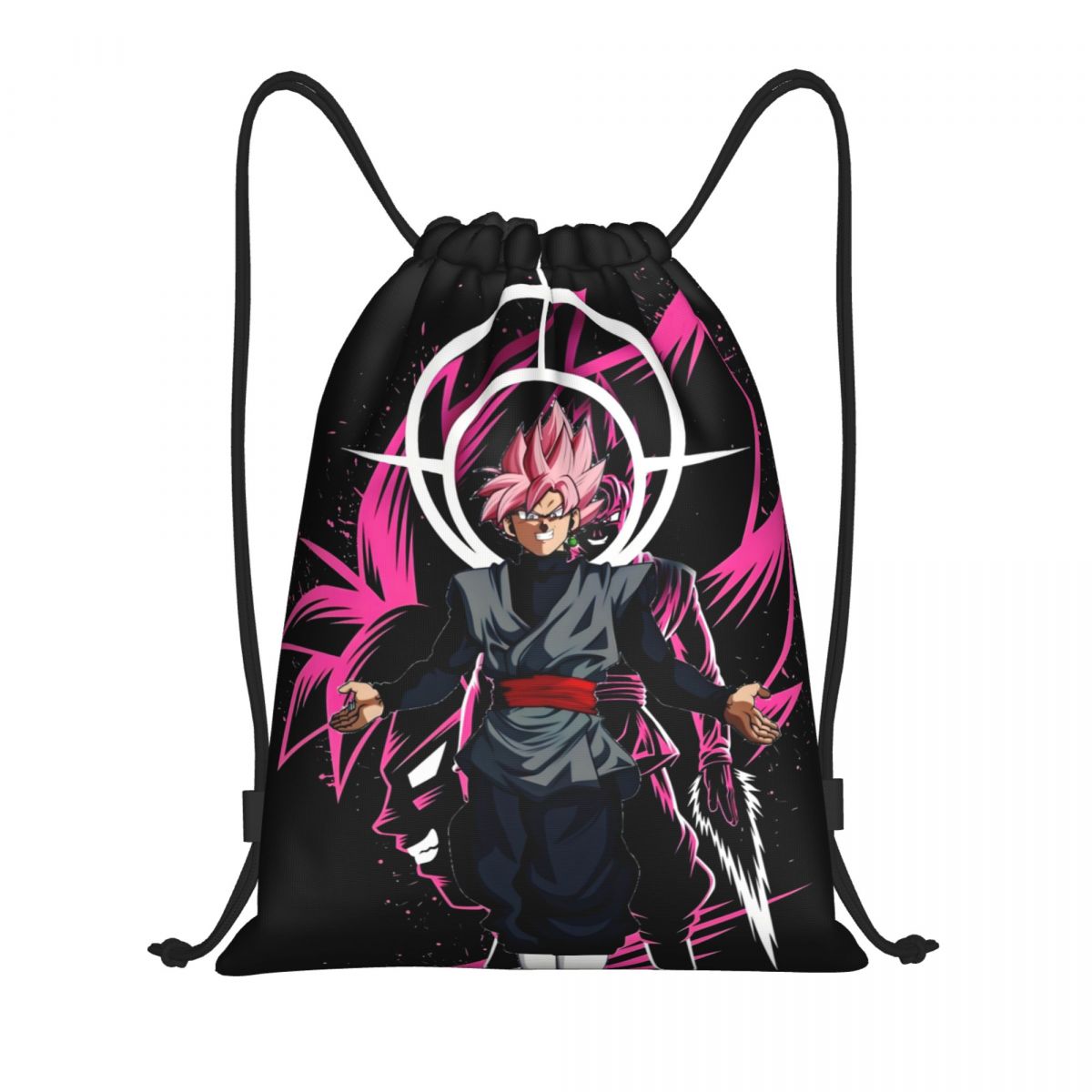 Drawstring Gym Bag - DBZ V-Vegetaes Cartoon Trekkoord Rugzak Dames