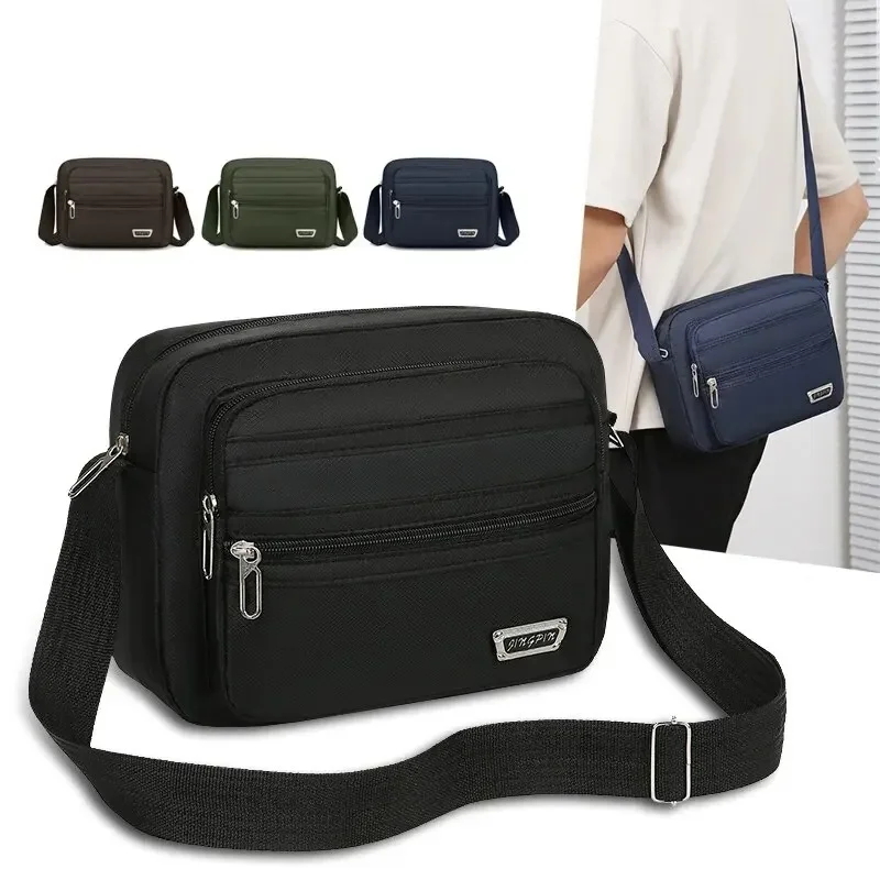 Canvas Backpack Casual - Herentas met grote capaciteit Enkele schoudertas