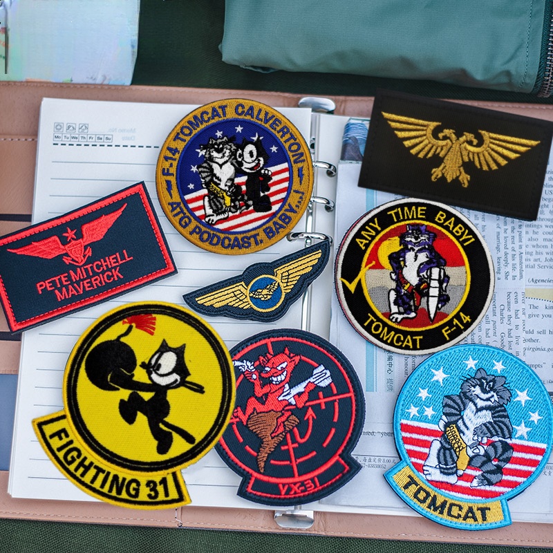 Rucksack Military Style - Area 7 Top Gun Morele Badge