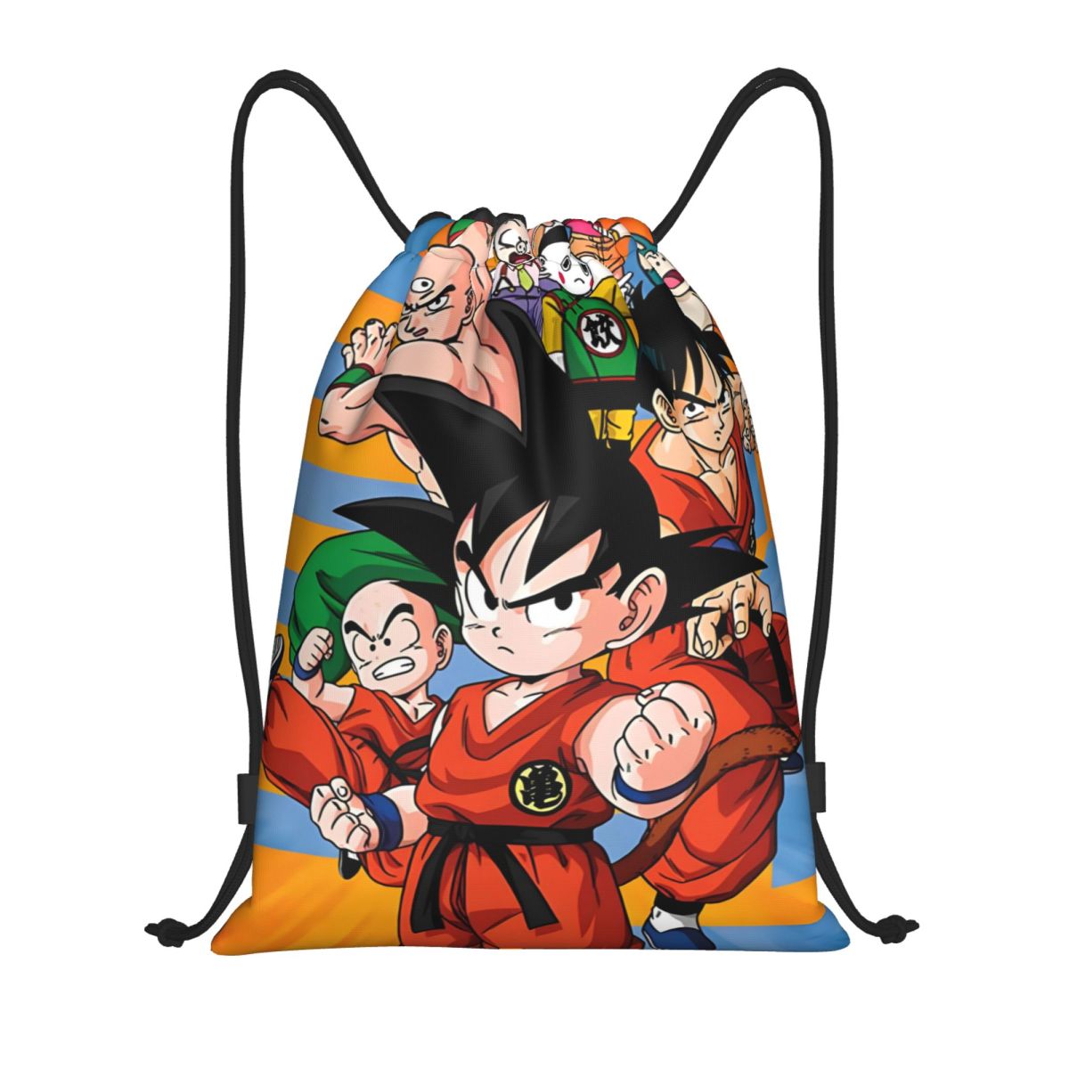 Drawstring Gym Bag - Aangepaste DBZ G-Gokues cartoon-tassen met trekkoord