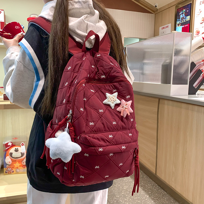 Y2K Schattige Rugzak met Strik - School Backpack Teen recensie en prijs