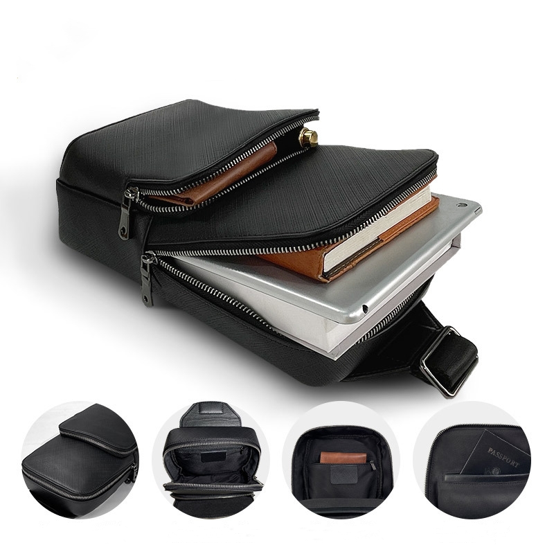 Mode Design Zwarte Heren Sling - Sling Backpack Shoulder recensie en prijs