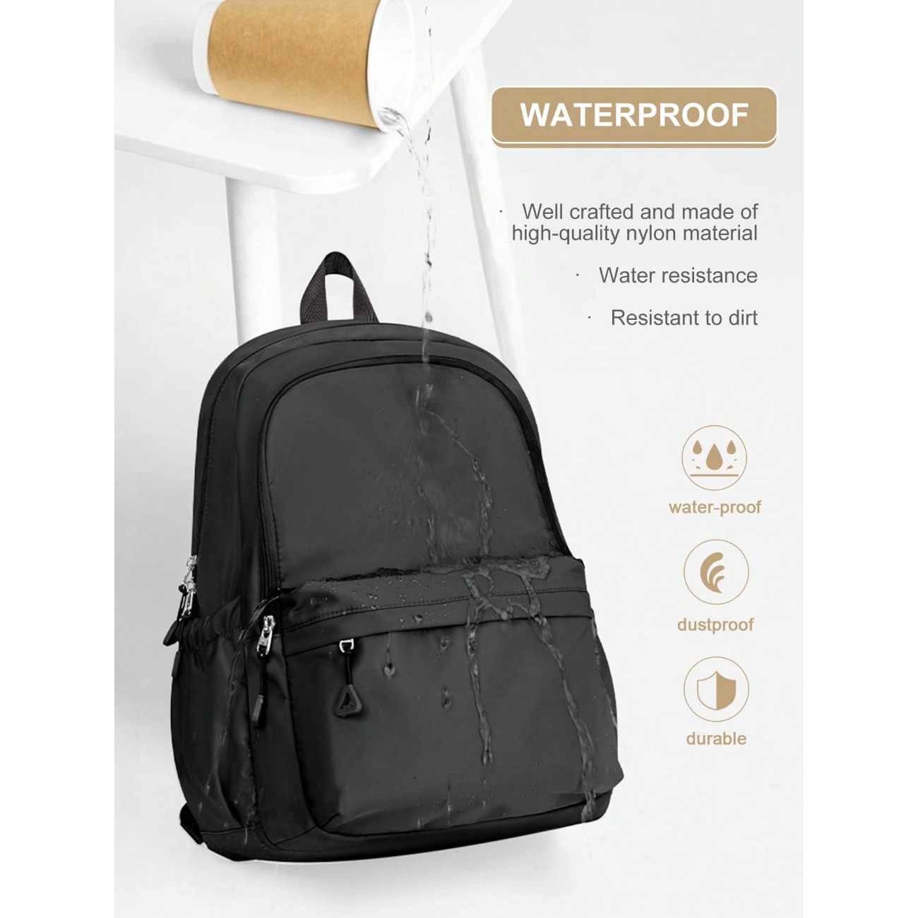 Rugzak voor middel- en middelb - Laptop Backpack 15.6 recensie en prijs