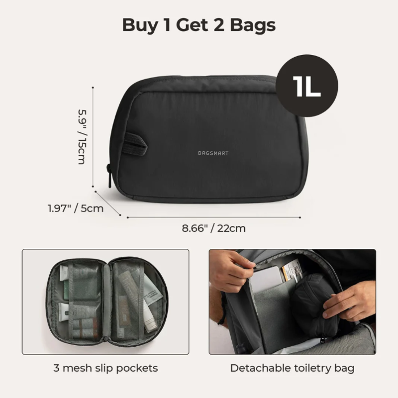 BAGSMART 15,6 inch laptoprugza - Laptop Backpack 15.6 recensie en prijs