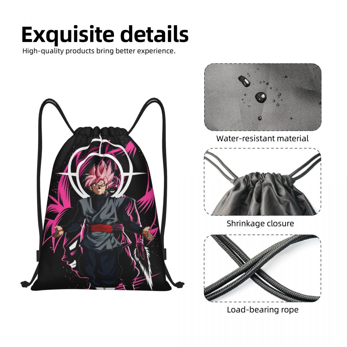 DBZ V-Vegetaes Cartoon Trekkoo - Drawstring Gym Bag recensie en prijs