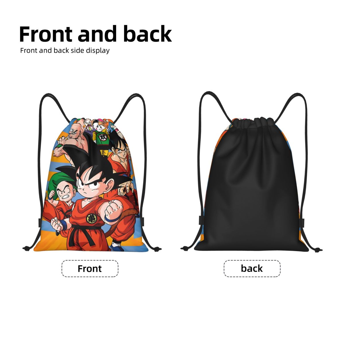 Aangepaste DBZ G-Gokues cartoo - Drawstring Gym Bag recensie en prijs