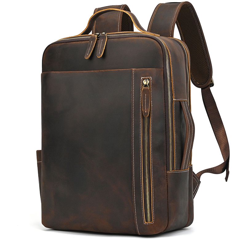 2025 Nieuwkomers Lederen Rugza - Laptop Backpack 15.6 recensie en prijs